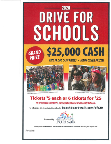 Drive for schools flyer