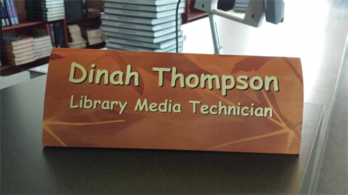 Dinah Thompson name tag
